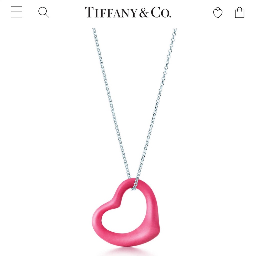 Tiffany & Co. necklace + heart pendant 💖